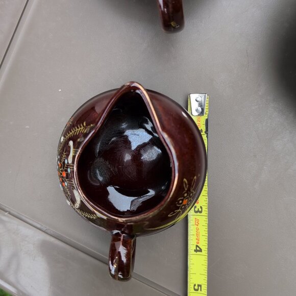 Vintage Japanese Hand Painted Redware Tea Set - Picture 9 of 9